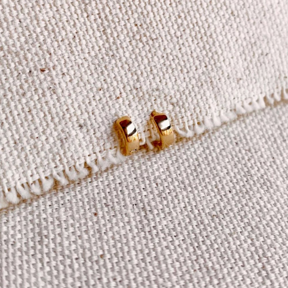 18k Gold Filled Petite Hoop Cartilage Earrings